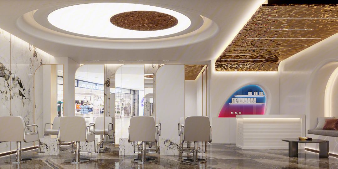 福州理发店网站建设费用(理发店建筑基础手绘效果图)